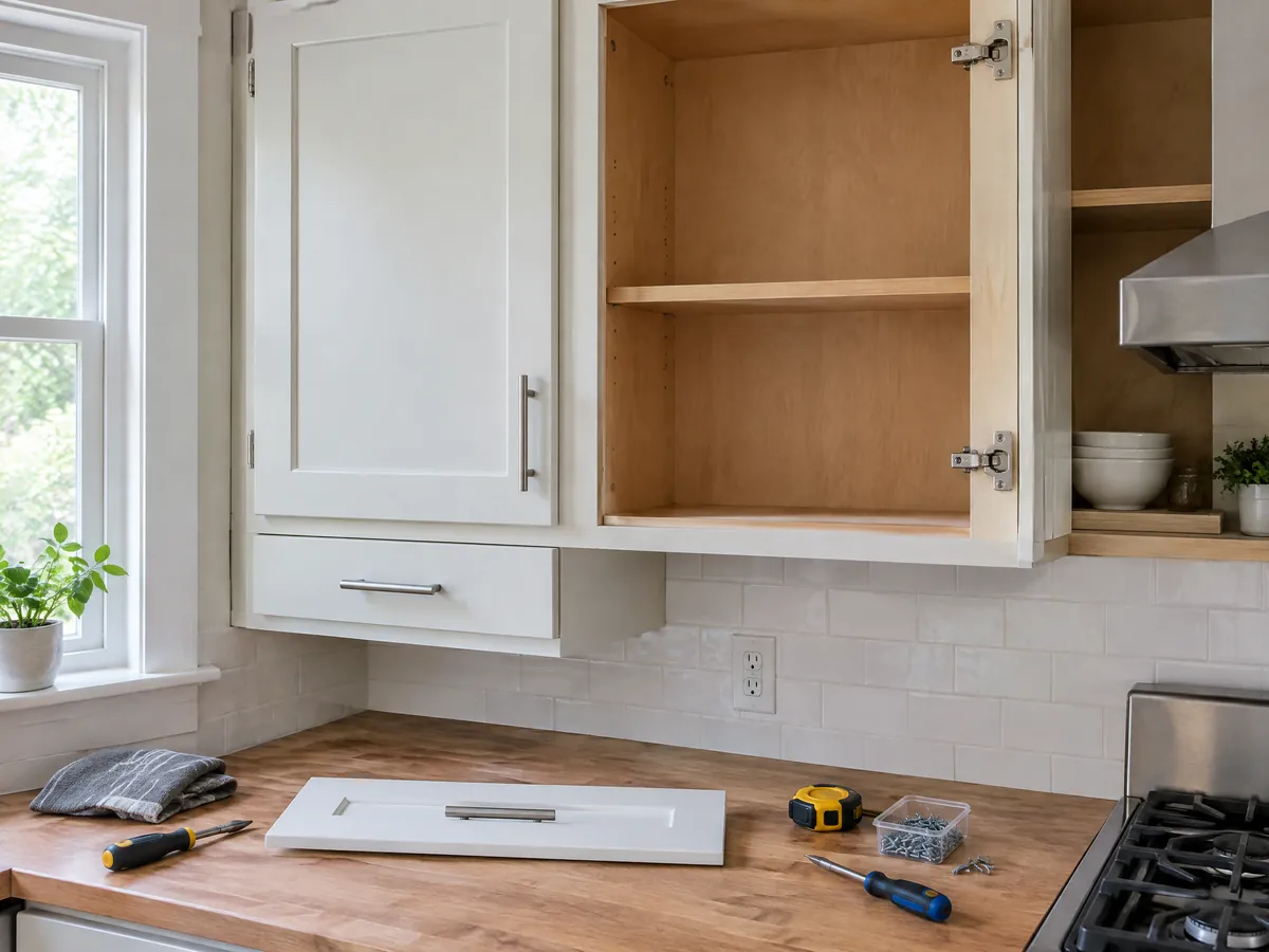 Retained cabinet boxes