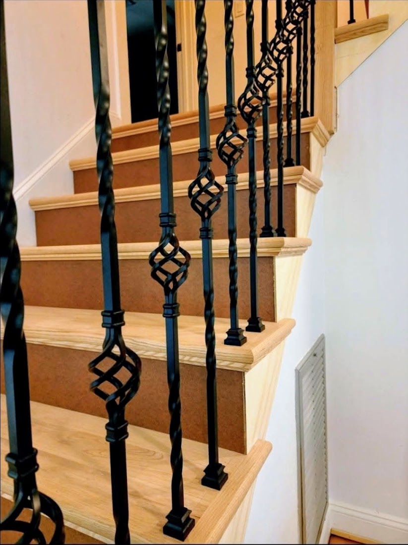 Decorative Iron Baluster Detail