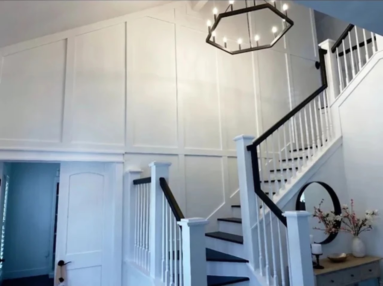 Staircase Wall Paneling